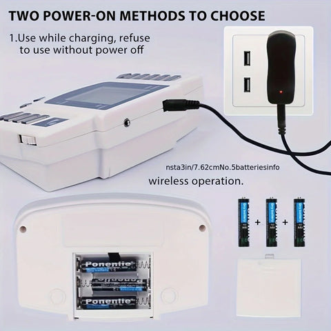 Full Body TENS Muscle Electro Stimulator | EMS Acupuncture Therapy Massage Apparatus