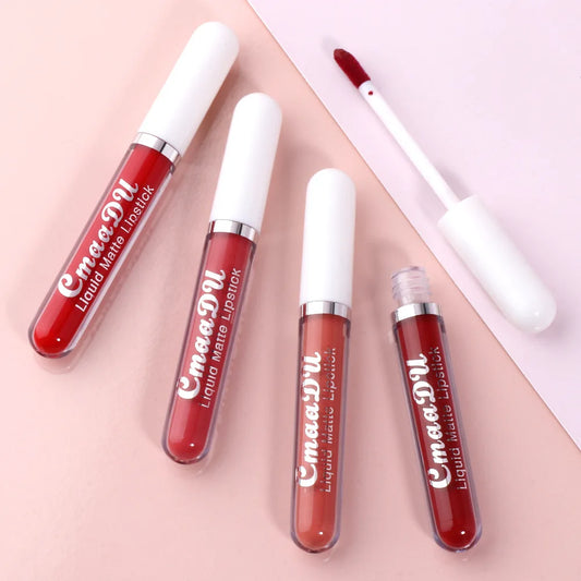 Long Lasting Velvet Matte Lip Gloss - Rose Liquid Lipstick for Women - 18 Stunning Colors