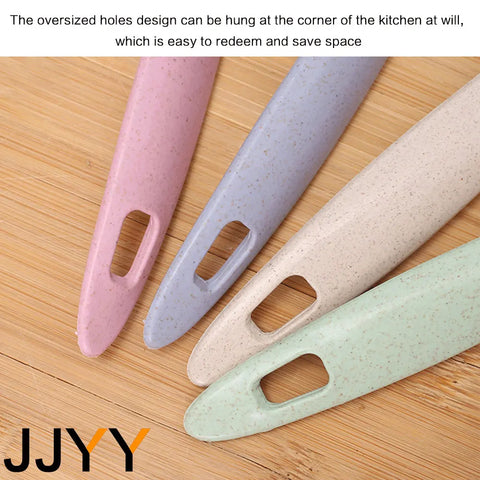 JJYY 2 in 1 Kitchen Spoon with Long Handle - Plastic Colander Filter for Hot Pots