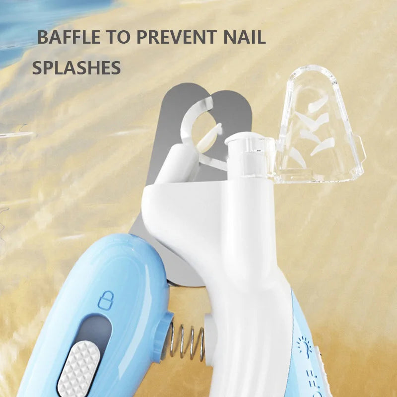 Professional Pet Nail Clippers with LED Light - Ideal for Dogs, Cats, and Small Animals