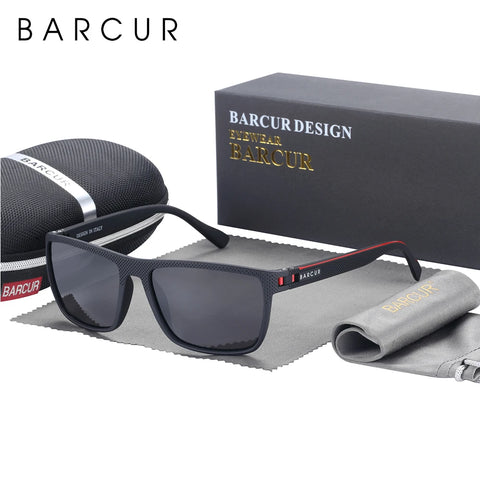 BARCUR TR90 gepolariseerde sportzonnebril – lichtgewicht UV400 unisex zonnebril voor vissen en reizen