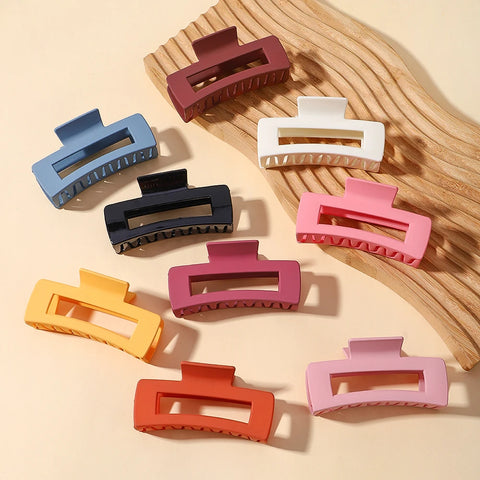 Elegante vierkante haarklemmen van acryl - stijlvolle haarspelden voor vrouwen en meisjes