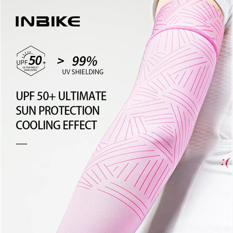 INBIKE Arm Cycling Sleeves for Men - UV Protection and Sunscreen Arm Covers for Bicycle Riding