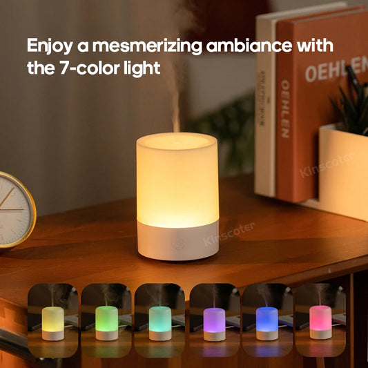 2024 Simple Aroma Diffuser - Desktop Mini Air Humidifier with RGB Light
