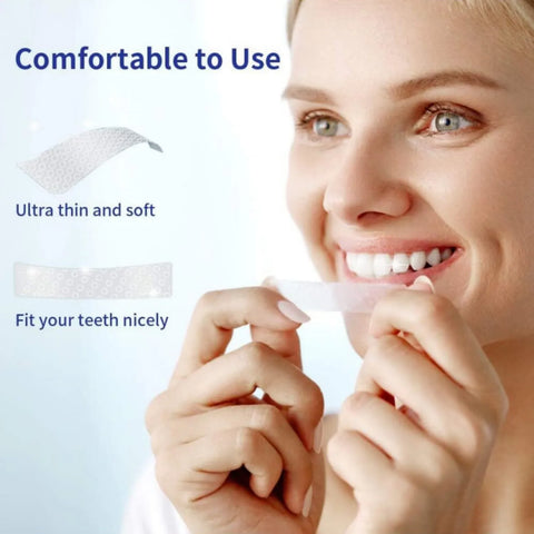 Teeth Brightening Strips - 7/14/28 Pairs, Reduced Sensitivity