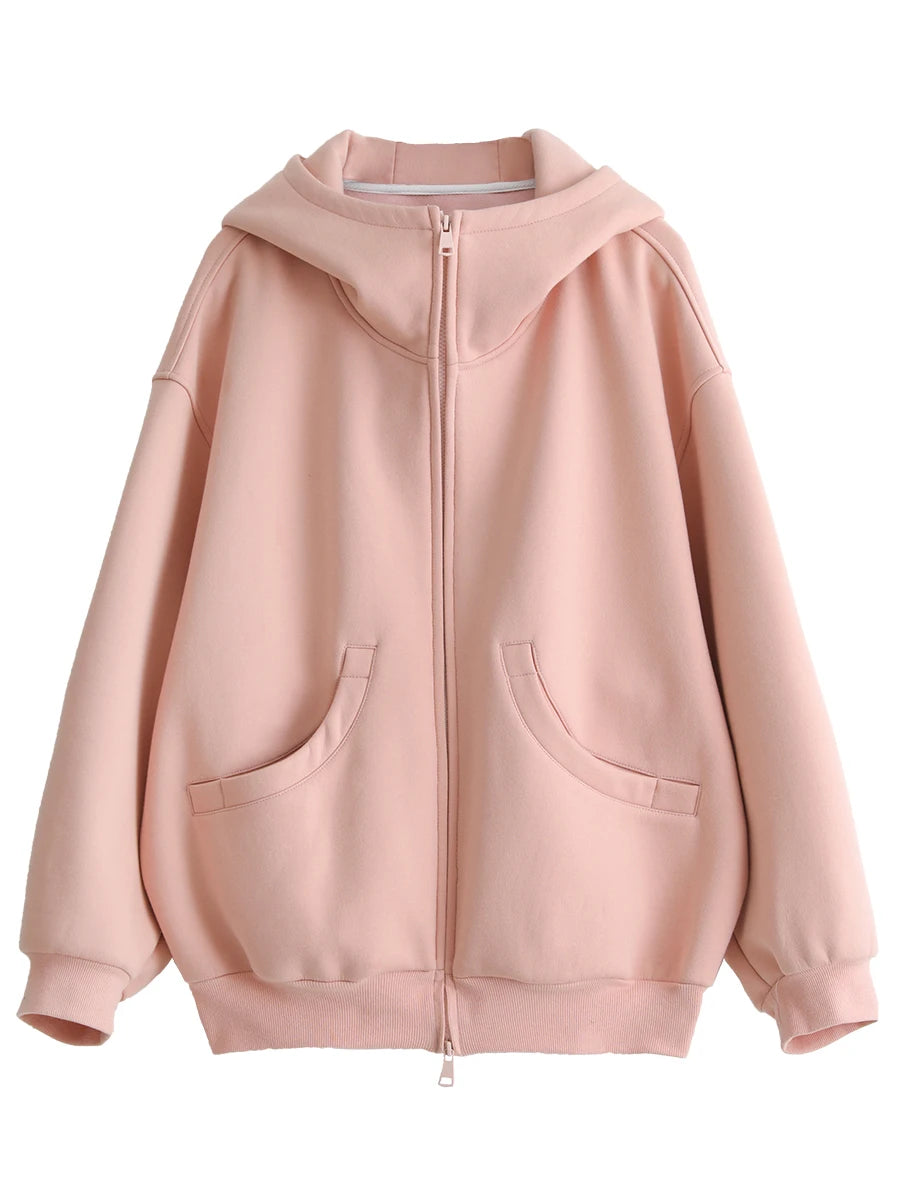 CHIC VEN Women Oversized Hooded Sweatshirt