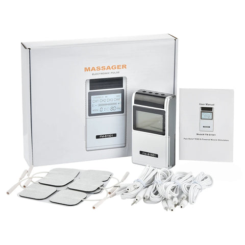 15 Modes EMS Electric Muscle Stimulator TENS Machine for Pain Relief and Health Care