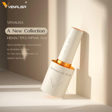 VENALISA 10ml Nail Gel Polish - 90 Colors, HEMA/TPO Free