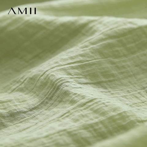 AMII Office Lady Summer New Shirts for Women
