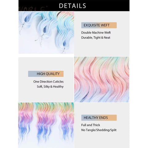 Noble Synthetic Hair Water Wave Twist Crochet Hair Extensions