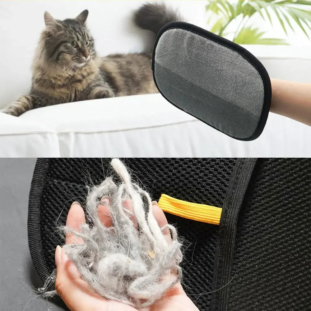 1 or 2pcs Pet Grooming Gloves - Effective Hair Remover for Dogs & Cats