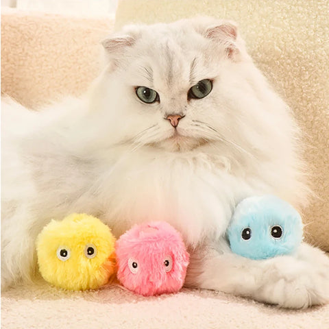 Interactieve kattenkruidbal - slim kattenspeeltje voor boeiend speelplezier 