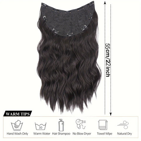 22 Inch U-Shaped Hair Extensions with Clips