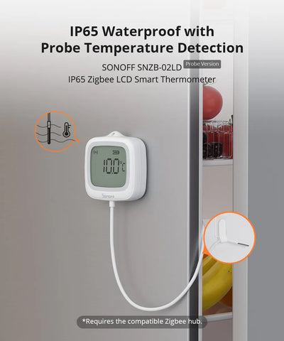 SONOFF SNZB-02LD Zigbee3.0 LCD Smart Thermometer