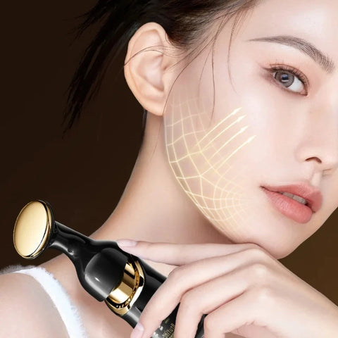 Microcurrent Facial Massager – Lift & Firm Skin, Reduce Wrinkles for Face, Neck & Eye Rejuvenation