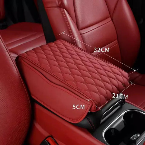 SEAMETAL Car Armrest Pad with Storage Pocket