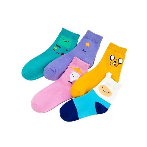 Cute Women's Socks Adventure Series - Comfortable Medium Socks