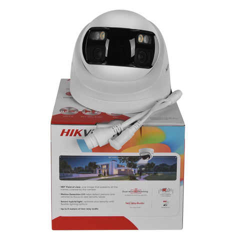 Hikvision 8MP Dual Lens 180° Wide Angle Network IP Camera