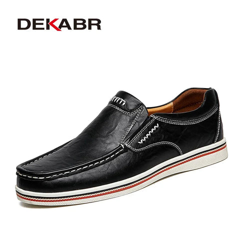 DEKABR Casual Herenschoenen - Handgemaakte Leren Loafers