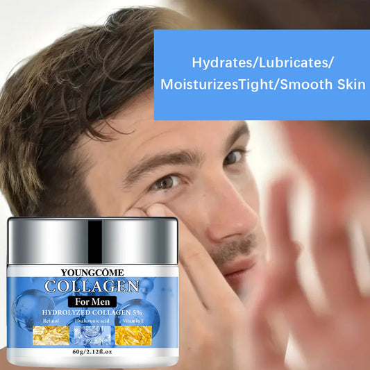 Men's Retinol Collagen Firming and Moisturizing Cream for Youthful Skin