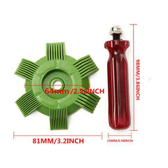 Universal Radiator Fin Repair Comb - AC Cleaning Tool for Optimal Airflow