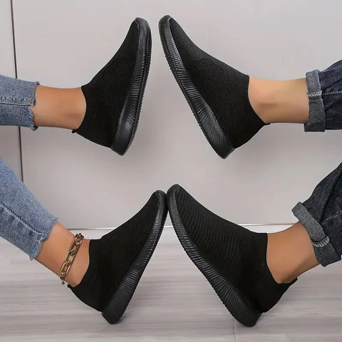Women's Breathable Solid Color Sneakers