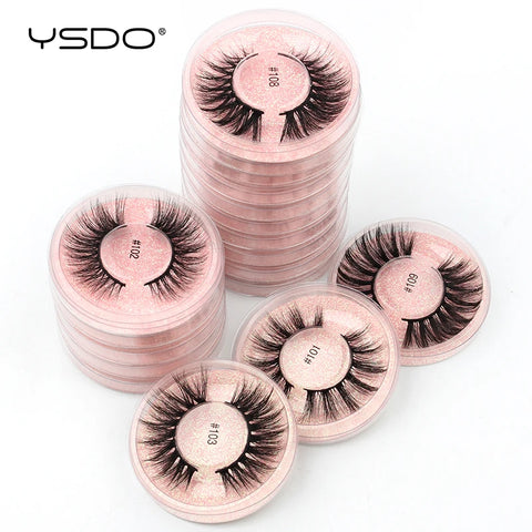 Wholesale Mink False Eyelashes - 10/20/30/50 PCS