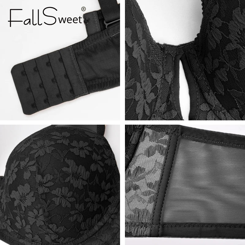 FallSweet Plus Size Push Up Bra for Women