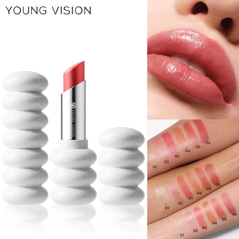 YOUNG VISION 6 Colors Fine Shimmer Lipstick