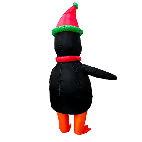 Opblaasbaar Pinguïnkostuum - Deluxe Halloweenkostuum voor volwassenen 