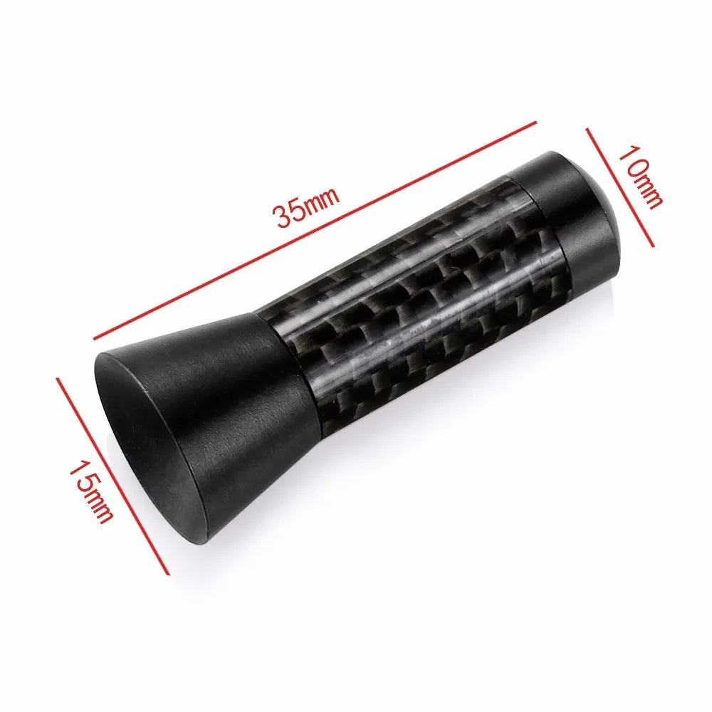 Carbon Fiber Short Stubby Mast Antenna for Mercedes-Benz - Enhanced Signal Car Accessory