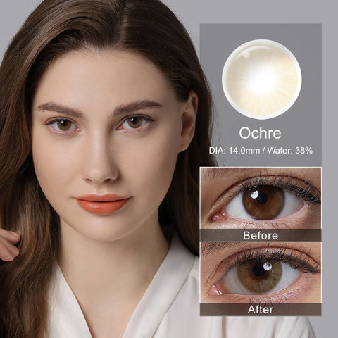 Mgaister Queen Prescription Color Contact Lenses - 1 Pair