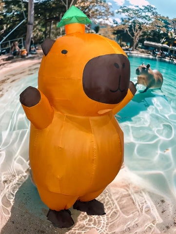 Inflatable Capybara Mascot Costume
