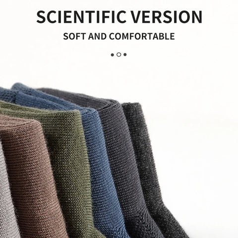 MiiOW 5 Pairs Men's Soft Cotton Socks