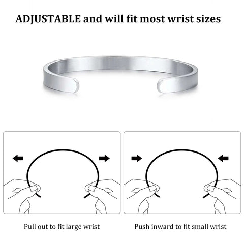 Stylish 3-10MM Cuff Bracelets for Men & Women - Gold, Silver, Black Stainless Steel Bangles