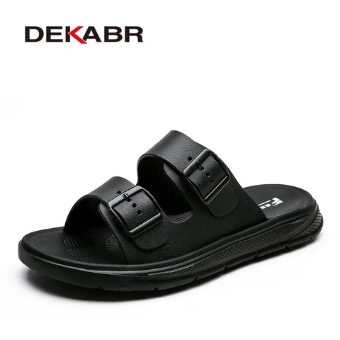 DEKABR Leichte Hausschuhe für Herren – modische Flip-Flops 