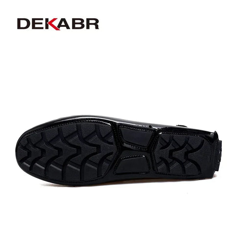 DEKABR Herren Freizeit-Slip-On-Schuhe 