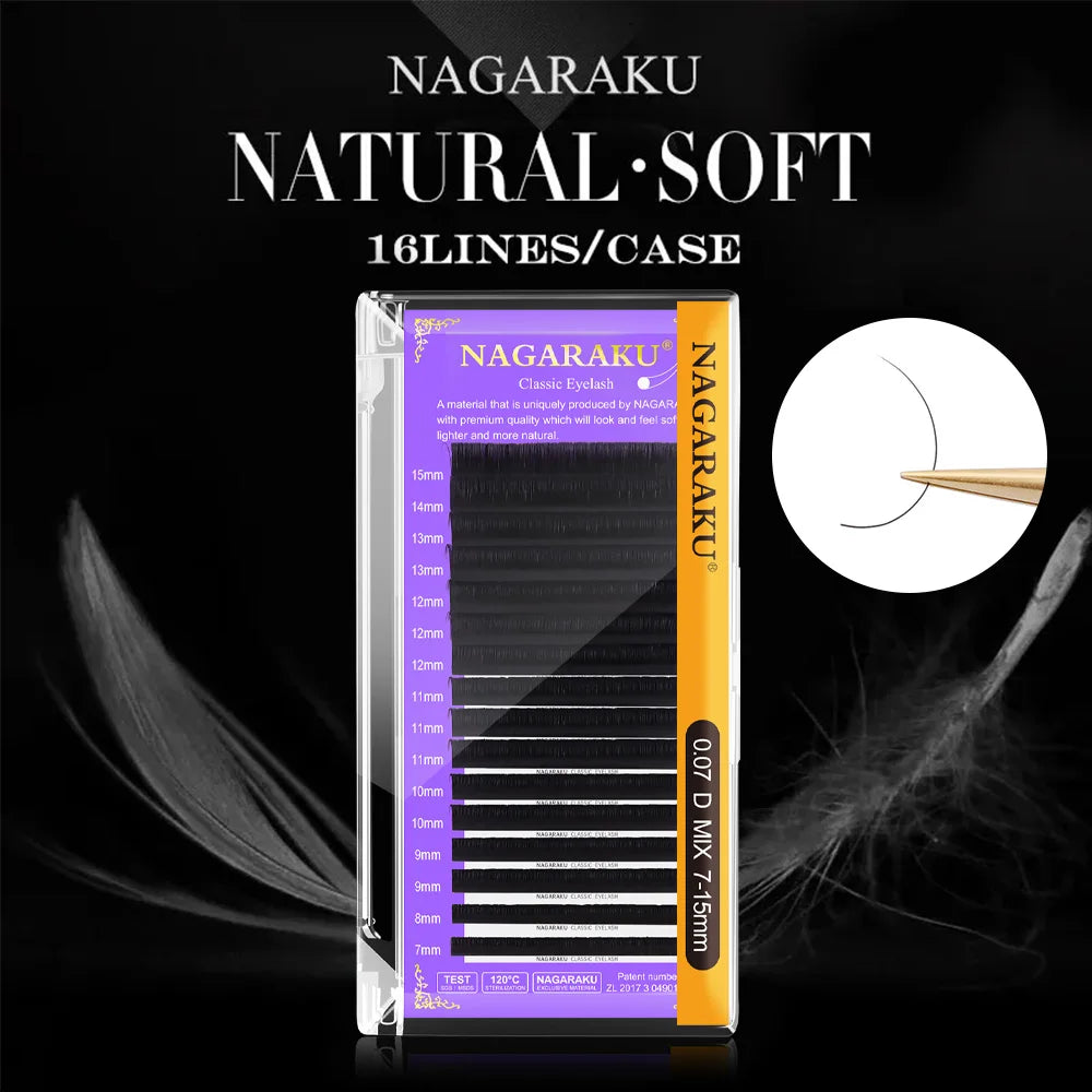NAGARAKU 16Rows Classic Individual Eyelash Extensions