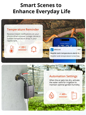 SONOFF SNZB-02WD Zigbee LCD Smart Temperature Humidity Sensor