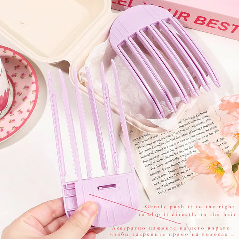 Fluffy Hairpin Curling Bangs Clips for Voluminous Hair - Fashionable Hair Rollers