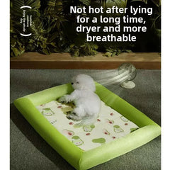 Cooling Puppy Bed - Perfect Summer Accessory for Small to Large Dogs and Fluffy Cats
