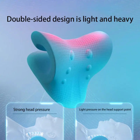 Neck Shoulder Stretcher Relaxer - Cervical Chiropractic Traction Device for Pain Relief