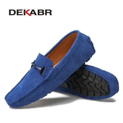 DEKABR Handgemaakte Heren Loafers Luxe Echt Lederen Casual Schoenen