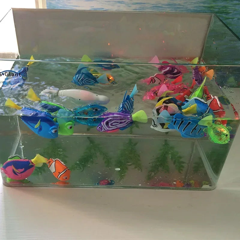 Pet Cat Toy LED Interactive Swimming Robot Fish Toy for Cat - Stimulate Your Pet's Hunter Instincts