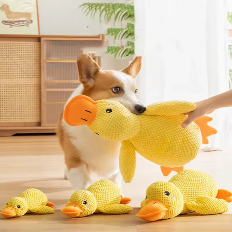 Stomping Duck Dog Toy - Bite Resistant & Interactive