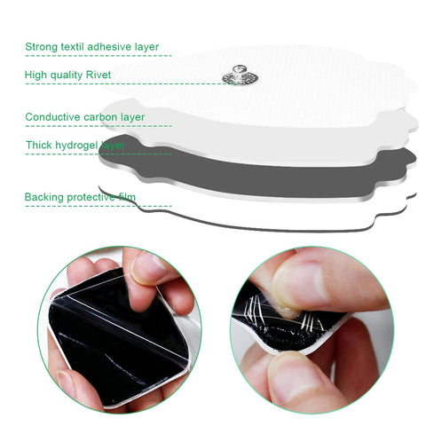 10/20PCS Electrode Pads Gel for TENS Acupuncture Physiotherapy Machines