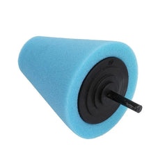 Car Hub Polishing Sponge Grinding Head - Conical Sponge Wheel for Metal & Plastic