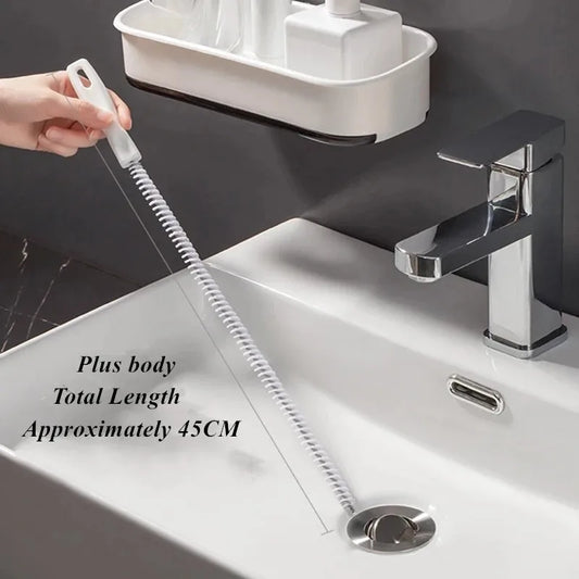 Pipe Dredging Brush for Effective Drain Cleaning – Flexible Hair Remover Tool