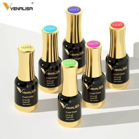 Venalisa Tempered Top Coat Nagellak Gel - 111 Kleuren 