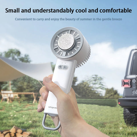 Portable Mini Hand Fan - USB Rechargeable Outdoor Cooling Device
